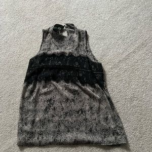 Black and grey tank top